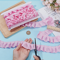 10 Yards Polyester Rüschen Plissee Tartan Spitzenband&nbsp;OCOR-PH0005-22B