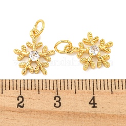 Покрытие стойки латунь микропаве прозрачные подвески из кубического циркония&nbsp;KK-B093-04B-G