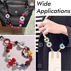 5шт 5 стиля непрозрачные акриловые бусины&nbsp;MACR-YW0004-50