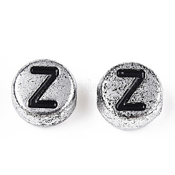 Плакированные акриловые бусины с горизонтальными отверстиями&nbsp;PACR-Q099-M03-S