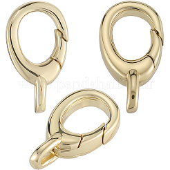 6 шт. латунные пружинные кольца-затворы KK-SC0006-45