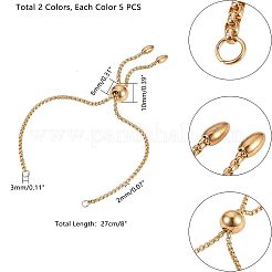 304 Edelstahl Schiebearmband/Bolo-Armbänder machen&nbsp;MAK-UN0001-02