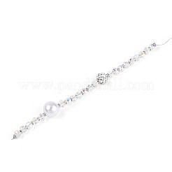 Нити бусин из акрила MAK-T011-08B