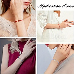 10шт регулируемые браслеты из нейлоновой нити для изготовления AJEW-YW00001