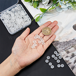 2 нитка прозрачные стеклянные бусины нити GLAA-DC0001-41