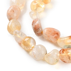 Природного кварца lodolite нитей бисера G-P497-01C-28