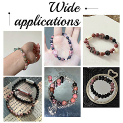 Природные родонит бисер нитей G-NB0005-33B