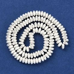 Fili di perline di ematite sintetica non magnetica elettrolitica&nbsp;G-U003-12B