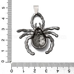 Эмалевая подвеска из сплава на Хэллоуин с подвесками из стразов FIND-Z098-02B