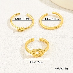 3 шт. 3 стиля латунных узловатых открытых манжетных колец для пальцев ног на каждый день GY1534