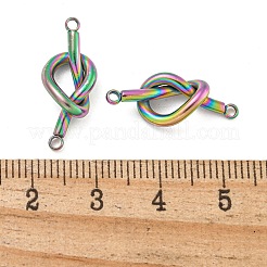 Ciondoli con connettori a maglie con nodo in acciaio inossidabile 304&nbsp;STAS-K290-02MC
