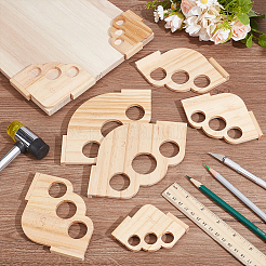 8 шт. 6 стиля сосновый инструмент для измерения углового радиуса&nbsp;TOOL-BC0003-32