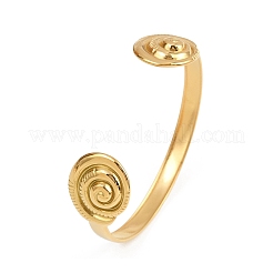 Браслеты-манжеты из нержавеющей стали 304 для женщин BJEW-C114-01G