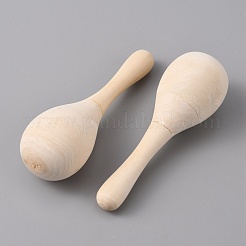 Незаконченные маракасы ручной росписи AJEW-WH0317-24A