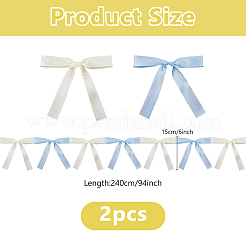 Partybanner mit Polyester-Schleifenanhängern&nbsp;DIY-WH0671-313