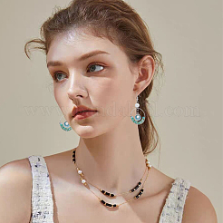 320шт 4 цвета непрозрачные стеклянные бусины с 2 отверстиями&nbsp;SEED-CN0001-22