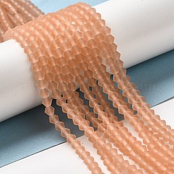 Имитировать нити бус из матового стекла из австрийского хрусталя EGLA-A039-T3mm-MD15