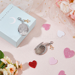 Овальный медальон из нержавеющей стали 316 фотоподвеска украшение PALLOY-AB00071