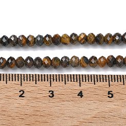 Природных тигровый глаз бисер нитей&nbsp;G-L651-B04-4x3mm-01