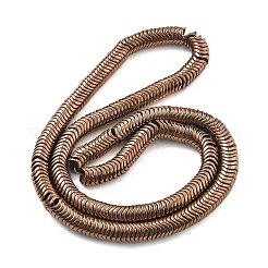 Гальванические нити из синтетических немагнитных гематитовых бусин G-B132-A01-01A