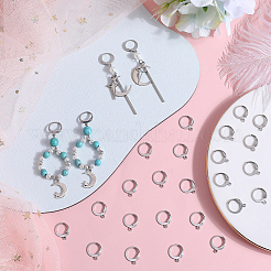 120 шт. фурнитура для сережек из нержавеющей стали 304&nbsp;STAS-SC0006-28P