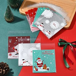 3 пакет 3 стиля прямоугольные целлофановые пакеты opp для Рождества OPC-FS0001-01B