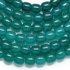 Натуральный Malaysia нефритовые бусы пряди&nbsp;G-B165-F06-10x10mm