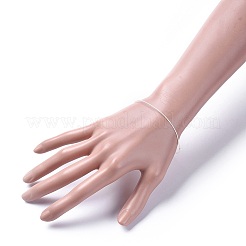 Fabrication de bracelet en cordons de polyester cirés plats réglables&nbsp;AJEW-JB00508-06