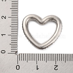 Латунное покрытие стойки микро паве прозрачный кубический цирконий соединительные кольца KK-Z070-12P-02