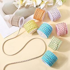 8 рулон шнура из искусственной замши 8 цветов&nbsp;LW-CL0001-01C