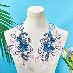 Полиэстер вышивка кружево шитье украшения&nbsp;DIY-WH20031-078B