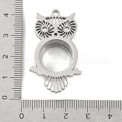 Pendentifs médaillons en acier inoxydable 304&nbsp;STAS-S132-10P-01