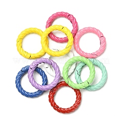 10 шт. окрашенные распылением кольца пружинных ворот из сплава FIND-YW0001-56