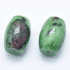 Rubino naturale in perline zoisite&nbsp;G-P384-U22
