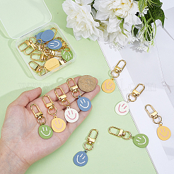 20 шт. подвеска в виде улыбающегося лица из сплава&nbsp;HJEW-HY00152