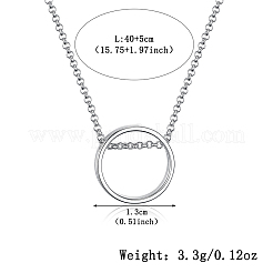 925 кулон в форме геометрического круга из стерлингового серебра VA6375