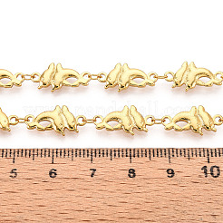 Цепи из латуни с дельфинами на морскую тематику CHC-T017-01D