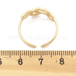 Латунные манжеты для женщин&nbsp;RJEW-B119-04G