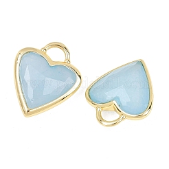 Facettierte Anhänger aus natürlicher weißer Jade&nbsp;G-Z154-01G-08