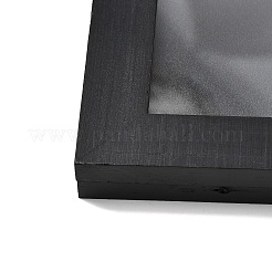 (Распродажа бракованных товаров: царапины) Настенный ящик для хранения пластинок из сосны и акрила&nbsp;LS-AJEW-XCP0003-52