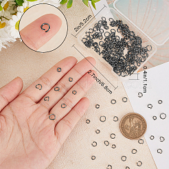 300 шт. Открытые соединительные кольца из нержавеющей стали 304&nbsp;STAS-BBC0008-85