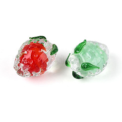 Бусы лэмпворк ручной работы LAMP-N036-05A