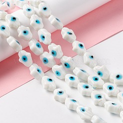 Ручной сглаза бусины бисер нитей LAMP-F024-02B