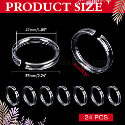 24шт акриловый держатель для одного браслета BDIS-ME0001-01B