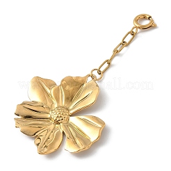 Подвесные украшения в виде цветов из нержавеющей стали 304 STAS-K308-07G