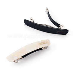 2 barrette à cheveux en acétate de cellulose et fer&nbsp;PHAR-TADJ0001-01A