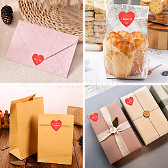 2 рулон сердца с наклейками-благодарностями&nbsp;DIY-TA0013-58C