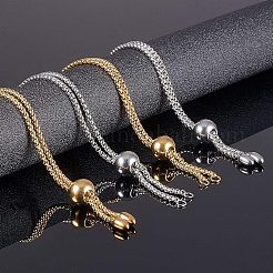 304 Edelstahl Schiebearmband/Bolo-Armbänder machen&nbsp;MAK-UN0001-02