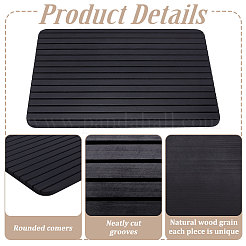 Деревянные держатели для визитных карточек&nbsp;AJEW-WH0270-103