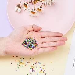 3500шт 7 стиля 12/0 стеклянные круглые бусины SEED-YW0001-36